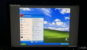 I tried running Windows XP on a modern laptop using a virtual machine, and it went great